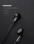 FAAEAL Iris Ancestor in-Ear Earphones, Super Bass 3.5mm Wired Headphones, Earbuds Without/with HD Microphone, Balanced Sound 32ohm Flat Head Earbuds for Smartphones (with Mic, Black)