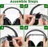 Geekria Flex Fabric Headband Pad Compatible with SteelSeries Arctis 5, Arctis 3 All-Platform Gaming Headphones,