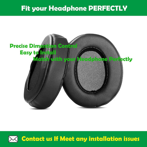 Premium Earpads for Samson CH700 Headphones - Soft Protein Leather & Memory Foam Cushions for Ultimate Comfort.