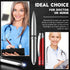 5 Pieces Stylus Pen for Touchscreen Devices, Multi-Function Capacitive Pen with LED Flashlight, 3 in 1 Metallic Pens