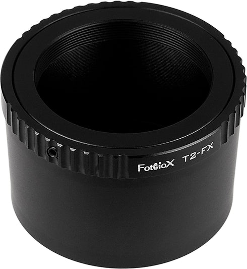 Fotodiox Lens Mount Adapter Compatible with T-Mount (T/T-2) Screw Mount SLR Lens on Fuji X-Mount Cameras