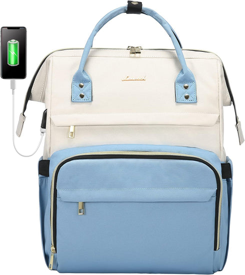 LOVEVOOK Laptop Backpack for Women Fashion Business Computer Backpacks Travel Bags Purse