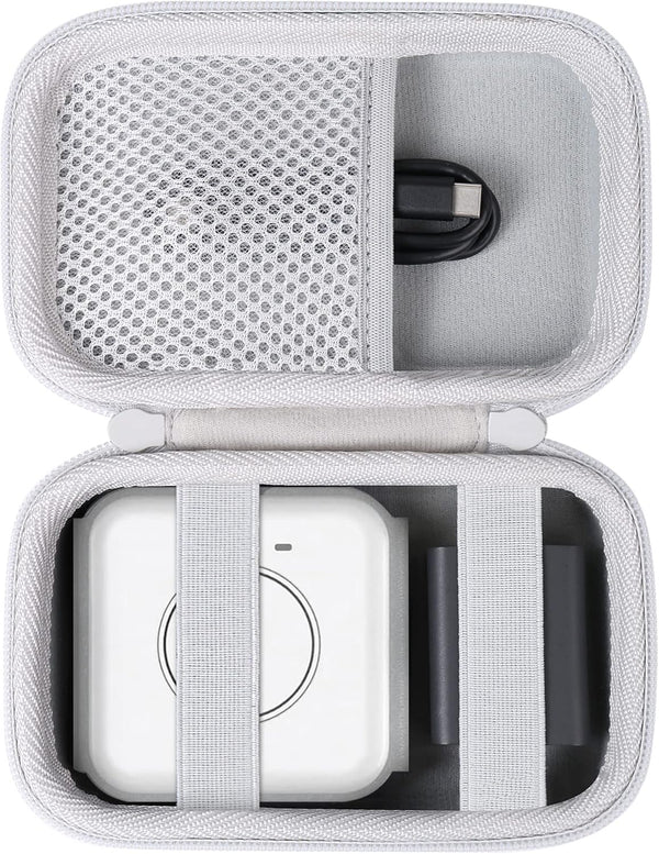 Aenllosi Hard Carrying Case for UCOMX Nano 3 in 1 Wireless Charger (White, Case Only)