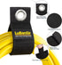 LuBanSir 9 Pack Extension Cord Holder, 17-Inch Storage Strap for Garage Organization and Storage