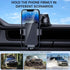 Military Grade Phone Holder Car, Ultra Strong Base, 3 in 1 Phone Mount for Dashboard Windshield Air Vent, Hands-Free