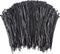 500 Pcs Zip Ties - 8 Inch Self-Locking Nylon Cable Ties, Heavy Duty Plastic Wire Wraps for Indoor and Outdoor (Black)