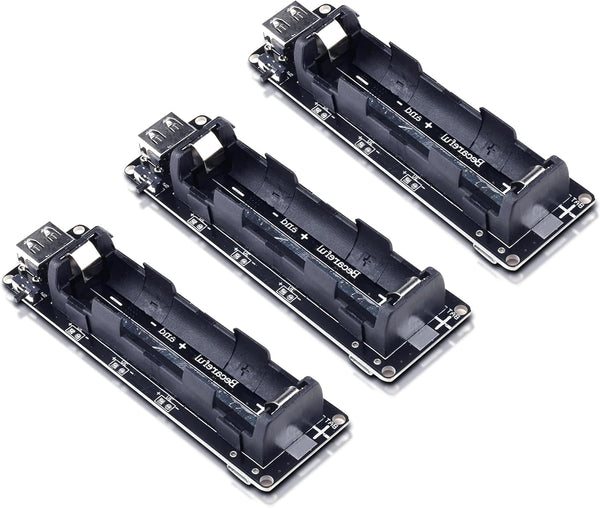 diymore 1865O Battery Holder V3 Shield, 1 Holder 3V/1A 5V/2A USB Power Bank Charging Module for Raspberry Pi & Arduino