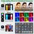 Weeylite S03 RGB Camera Light, App Control Small LED RGBW Video Light, Portable Photography Lighting with Built-in