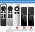 TOKERSE 4K 2021 2022 4K (2nd 3rd Case Compatible with Apple TV Siri Remote - Soft Silicone Remote Case Cover Sleeve