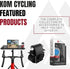 KOM Cycling Wahoo Elemnt Mount, Compatible with Multiple Wahoo Computers, Out Front Computer Mount (White)