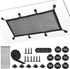 Cable Management Net Under Desk Kit, ZZM Privacy Mesh Wire Manager, Large Capacity Cord Organizer Net for Office, Home,