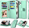 Njjex Wallet Case for iPhone 11 PRO Max 2019, PU Leather ID Credit Holder Folio Flip with Detachable Kickstand