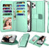 Njjex Wallet Case for iPhone 11 PRO Max 2019, PU Leather ID Credit Holder Folio Flip with Detachable Kickstand