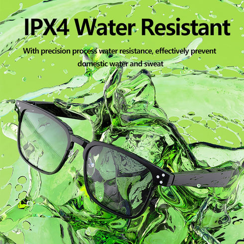 Smart Glasses for Men, Bluetooth Glasses, Audio Glasses, Support Adjust Volume, 6H Working Time, Hands-free Music Call