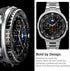Spigen 8 46mm (2025) Bezel Tune Pro (Diver) Designed for Samsung Galaxy Watch Classic Bezel Ring Protector with Case