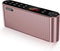 Bluetooth Speaker with FM Radio Player, Portable Wireless Stereo with HD Sound, Built-in Microphone, Enhanced Bass