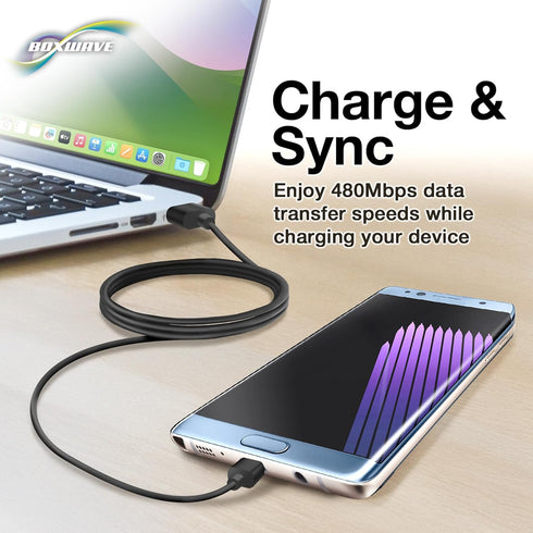 BoxWave Cable - Compatible with Garmin zumo XT, Durable DirectSync Charge and Sync Cable