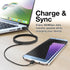 BoxWave Cable - Compatible with Garmin zumo XT, Durable DirectSync Charge and Sync Cable