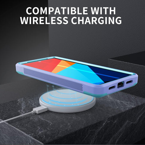 Compatible with Google Pixel 6 Case - Ultimate Drop Protection Case with Kickstand (Blue)
