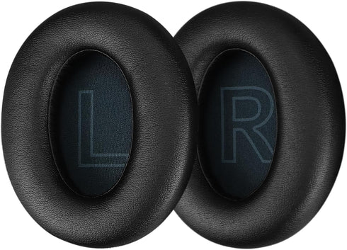 Replacement Earpads for Anker Soundcore Life 2 / Q20 / Q20+ / Q20 BT Headset(Not fit Life 2 NEO Model),Ear Pads Cushions with Noise Isolation Memory Foam,Soft Protein Leather(Black)