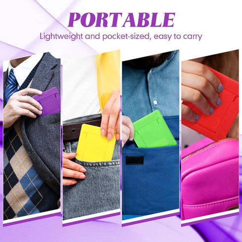 24 Pcs Cell Phone Stand, Adjustable Tablet Stand, Universal Foldable Multi Angle Pocket Phone Stand for Desk,