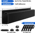 ZhiYo Cable Management Under Desk, 6x15.7in, 94.5in Cord Organizer, Self-Adhesive Wire Management Black J Channel