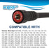 HQRP 4-Pack VX-261, VX-264, VX-300 VX-350, VX-351, VX-354 VHF High Gain Antenna Compatible with Vertex Standard