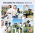 Kiorafoto 29.5'' 17 16 15 1/4"20 Magnetic Flexible Gooseneck Phone Mount Holder for iPhone Pro Max & Action Camera,Long