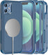 Diverbox iPhone 12 Case - Heavy Duty Shockproof, 15 FT Drop Protection, MagSafe Compatible, with Screen & Camera