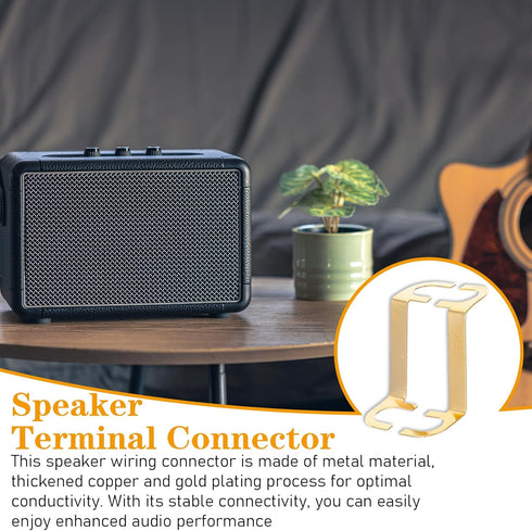 Styquenzer 4 Subwoofer Box Terminal, Pcs Speaker Terminals Connectors Speaker Terminal Cup Speaker Binding Post Screw