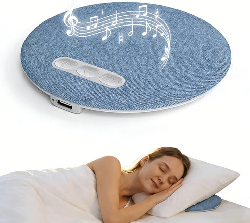 ZOMBIES CAT Under Pillow Speaker for Sleeping, Bluetooth 6.0 Sleep Speaker with