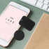 Weewooday 24 Pieces Metal Plates for Phone Magnet, Car Magnetic Holder Cradle with Adhesive Mount (Black, Simple Style)