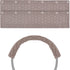 Geekria 2PCS in-Ear Knit Fabric Headband Cover for Sony WI-1000XM2, WI-1000X, WI-C400 Bluetooth Headset (Light Brown)