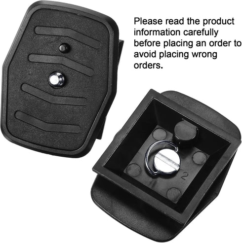 Weewooday 2 Pieces Tripod Quick Release Plate Adapter Mount for Tripods and Cameras, QB-4W (35 x 35 mm / 1.38 x 1.38