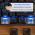 Deftomo 50 3-Pin Pcs Blue Keyboard Switches, Clicky Tactile Mechanical Keyboard Switches, Complete DIY Replacement Kit