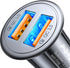 AINOPE Super Fast Car Charger USB Fast Charge 45W All Metal Adapter for iPhone 15/14/13/12/11/Samsung S24/S23