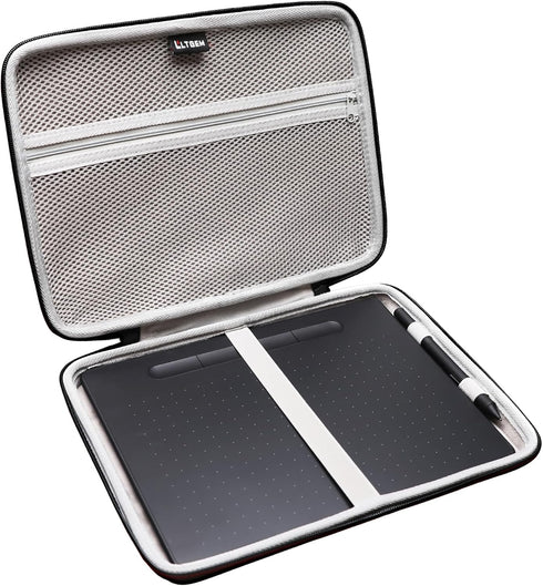 LTGEM Tablet Case for Wacom Intuos Medium Bluetooth Graphics Drawing Tablet Model # CTL6100, Hard Protective Case