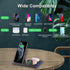 Portable Fast Wireless Charger, 4 in 1 Qi Fast Charging Station, Detachable Wireless Charger for iPhone 13/12/12