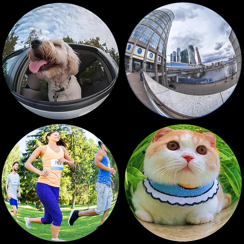 Fisheye Lens 235° Phone Camera Lens, Clip on Fish Eye Lens for iPhone 14/13/12/X/XR/Samsung Smartphone for Funny Photos