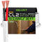 GearIT 14/2 Speaker Wire (20 Feet) 14AWG Gauge - Fire Safety CL2 Rated Audio Cable, OFC Copper, White