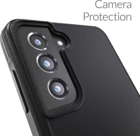 Crave Slim Guard Shockproof Case for Galaxy S21, Samsung Galaxy S21 5G (6.2 inch) - Black