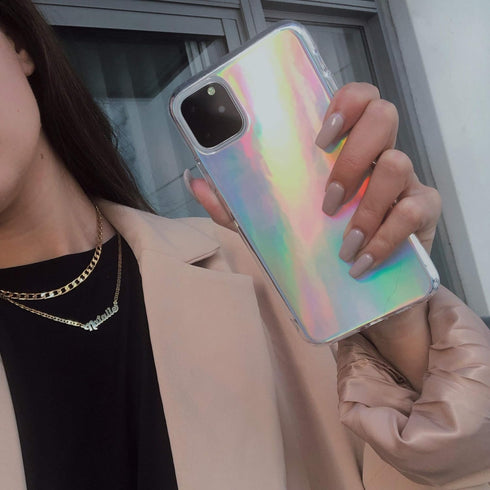 FELONY CASE Aura Holographic Protective Case for iPhone 11 - Slim & Shock-Absorbent Stylish Phone Cover