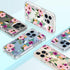 GiiKa for iPhone 13 Pro Case with Screen Protector, 6.1 inch Clear Full Body Shockproof Floral Hard Case for Girls Women