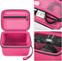Vlogging Camera Case for Duluvulu, TEBNGIHNM, Zheozeig, Oiadek 4K Digital Cameras, Red Storage for Lens and Accessories