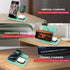 3 in 1 Foldable Charging Station for Apple Products, Fast Wireless Charger Dock for iPhone, iWatch, AirPods (Green)