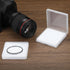 PATIKIL 46mm Lens Filter Case, 2pcs Portable Water Resistant Dustproof Plastic Box for Photography Filters