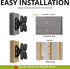 USX MOUNT TV Wall Mount Bracket - Adjustable Tilt Swivel for 10" to 26" LED LCD OLED TVs and Monitors, VESA Up to