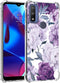Moto G Pure Case, TPU Soft Rubber Reinforced Anti-Fall Cover for Motorola Moto G Pure 2021/Moto G Power 2022 - Purple