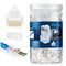 Everest Media Solutions RJ45 Cat6/6a Pass Through Connectors, 200 Pcs for Thick 23 AWG UTP Network Cable