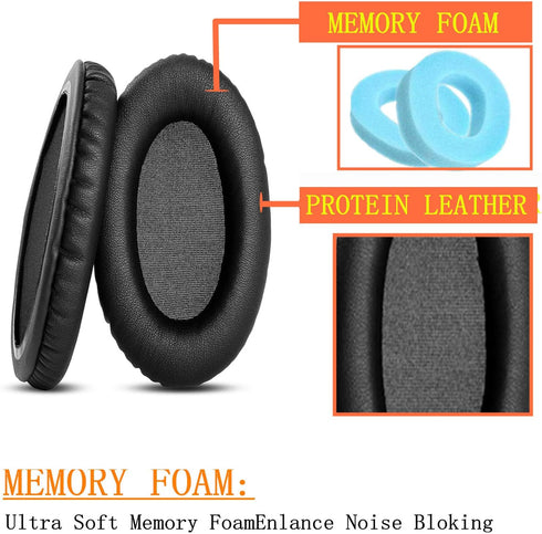 Replacement Ear Pads, Ear Cushion Compatible with Sony MDR-ZX770BN ZX780DC Headphones